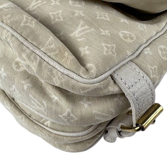 Auth LOUIS VUITTON Monogram Mini Lin Saumur 30 Crossbody Bag - Picture 7 of 14